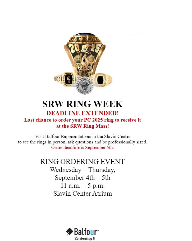 Picture of Class 2025 ring for Senior Ring Week