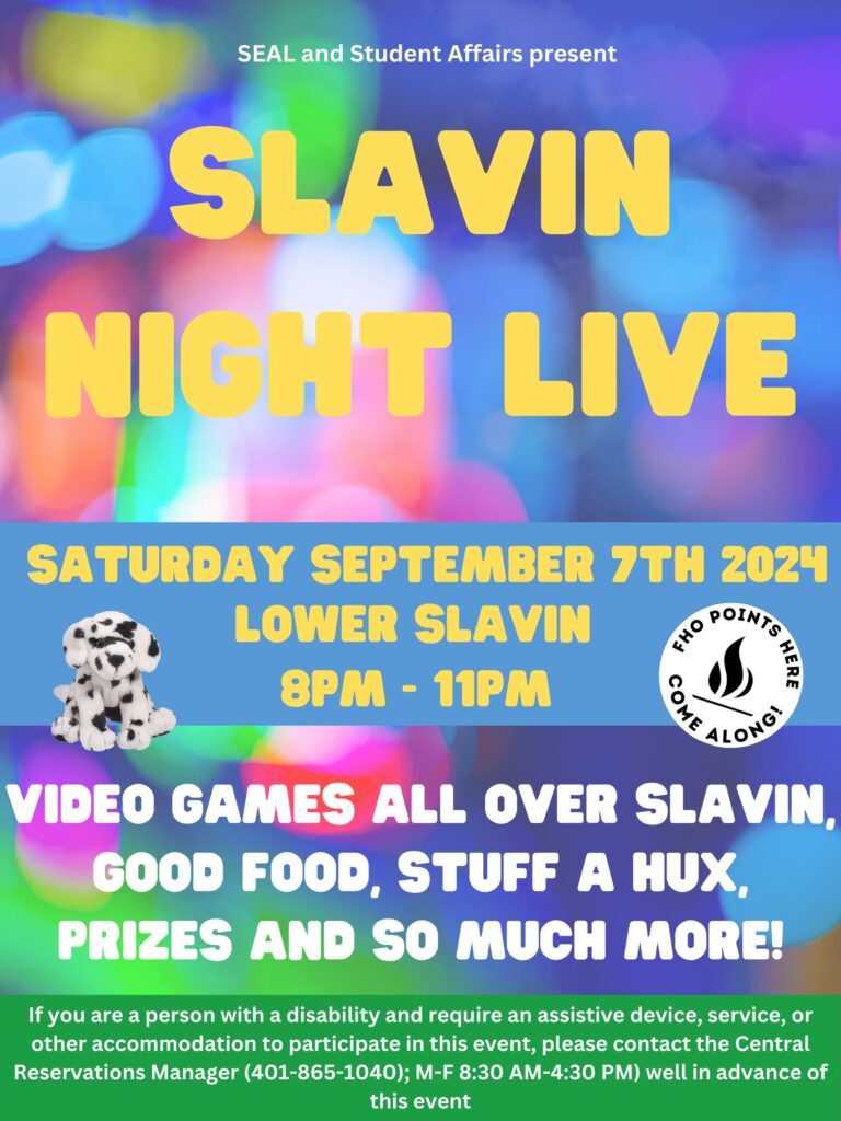 Slavin Night Live poster