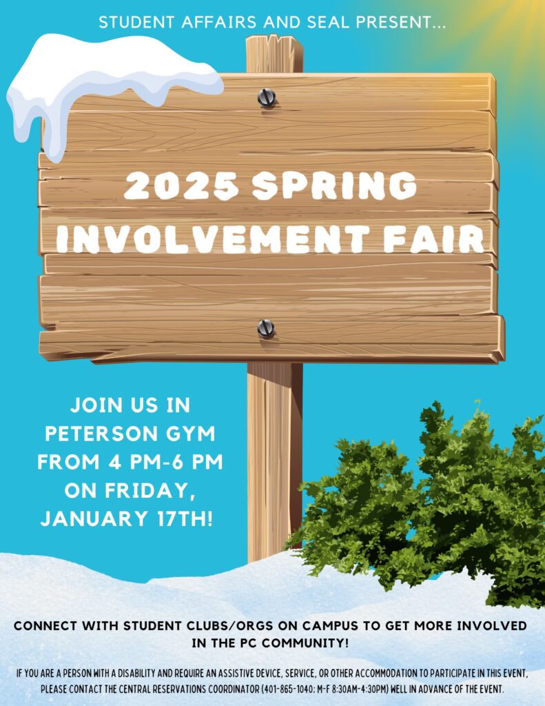 Involvement Fair Poster with the title on a wood yard sign

