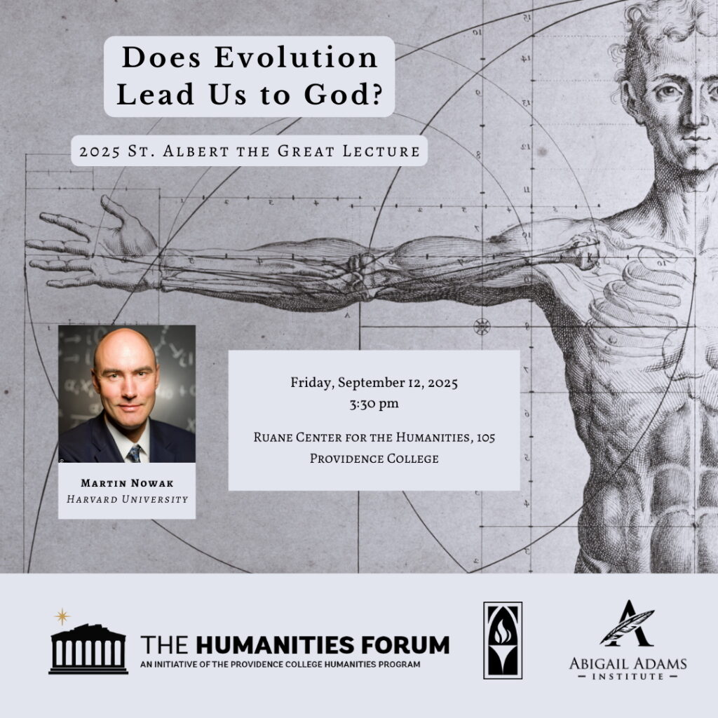 Martin Nowak at the Humanities Forum Poster