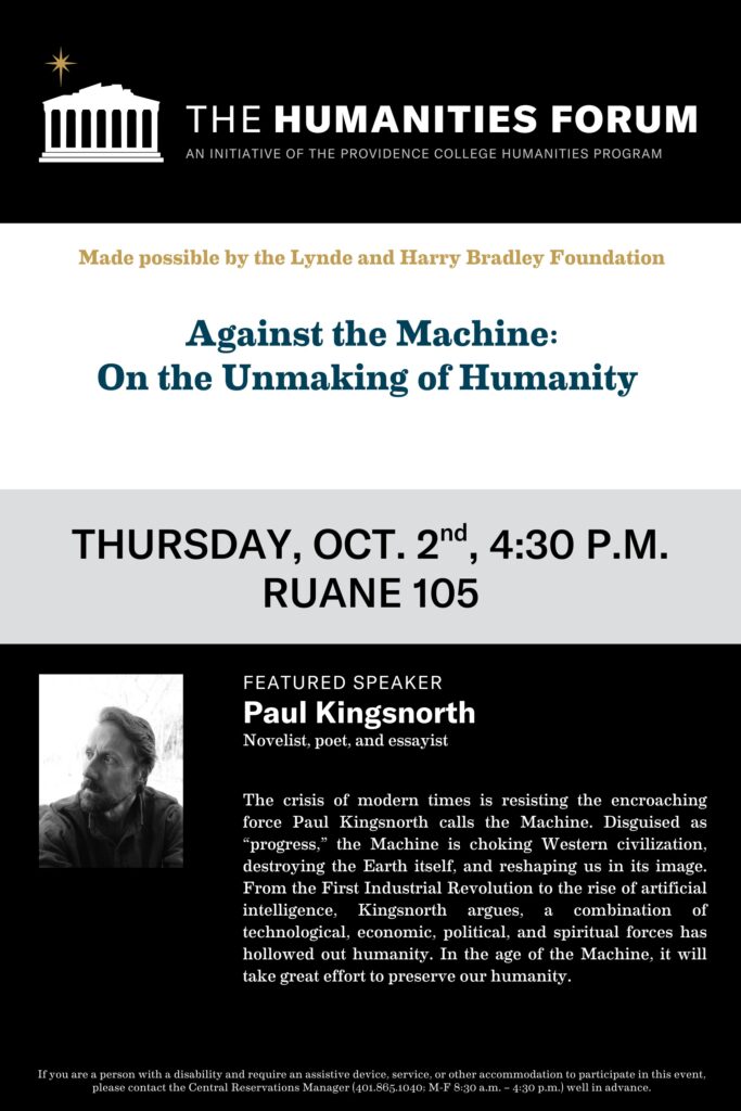Humanities Forum Flyer