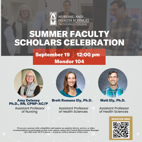 Summer Faculty Scholars Presentation Poster