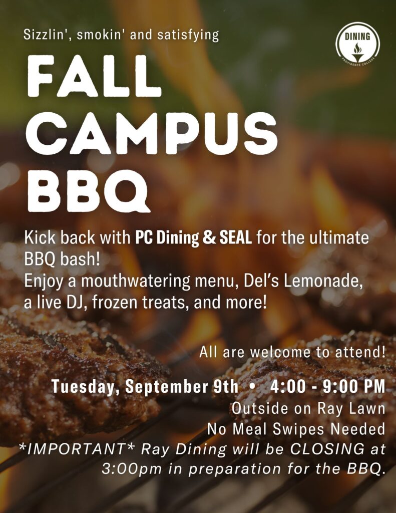 Fall Campus BBQ PC Dining Poster.