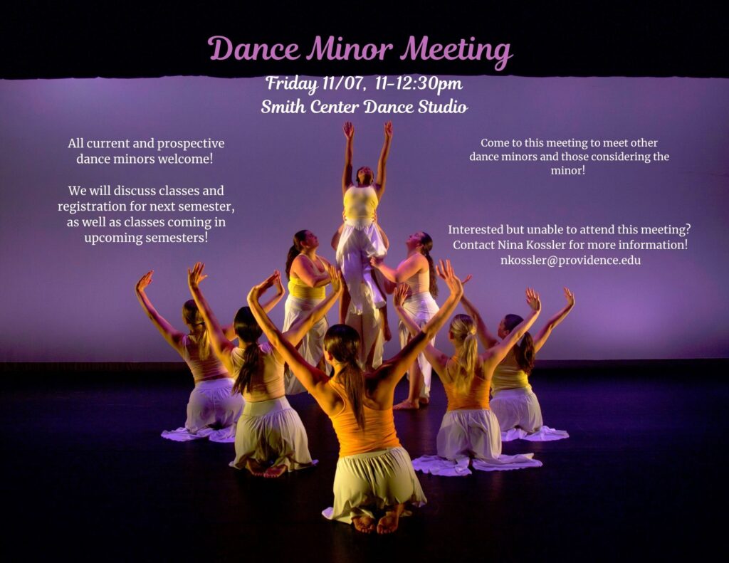 Dance Minor Flyer