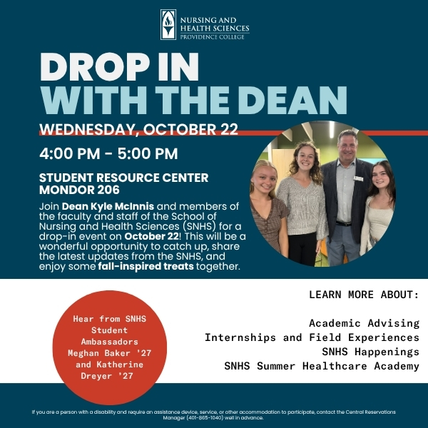 Drop in with the Dean graphic