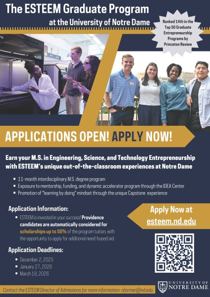 ESTEEM Graduate Program Flyer