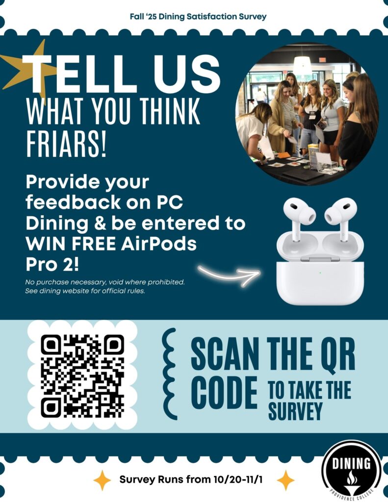 Fall Dining Survey Flyer
