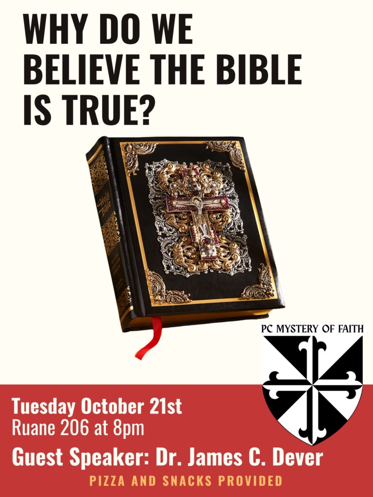 Why Do We Believe in the Bible Poster