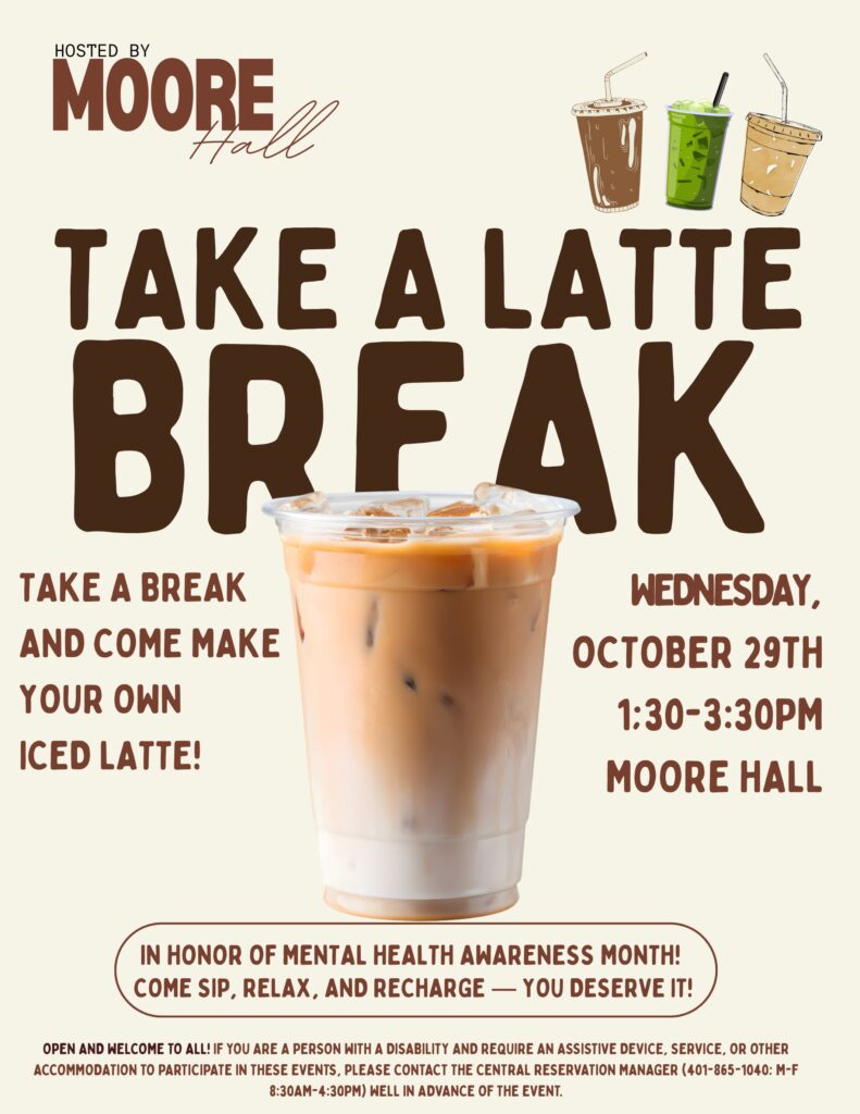Take a Latte Break Flyer