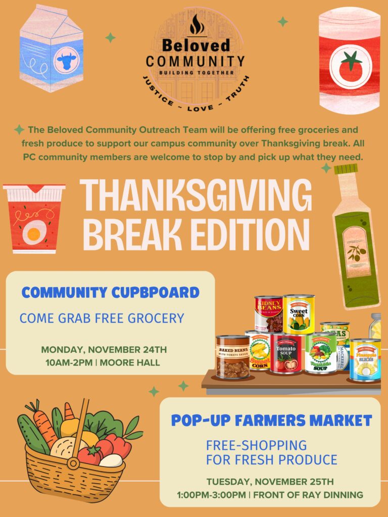 Free Groceries & Produce Before Break Poster