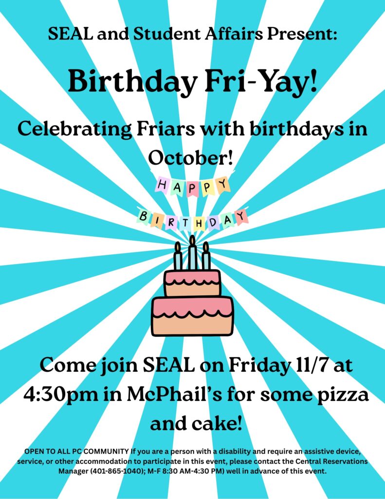 Birthday Fri-Yay Poster