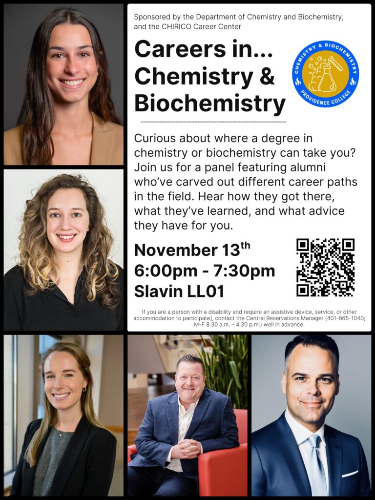 Flyer for Careers in Chem & Bio