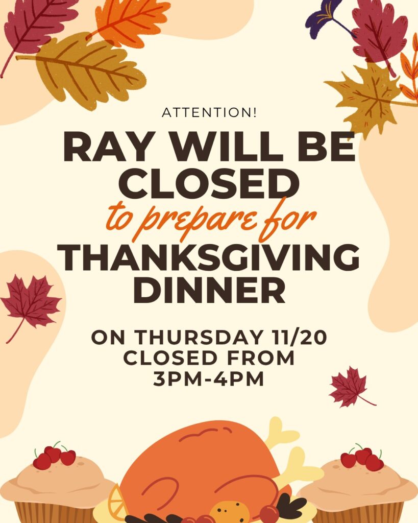 Ray Thanksgiving Dinner Poster