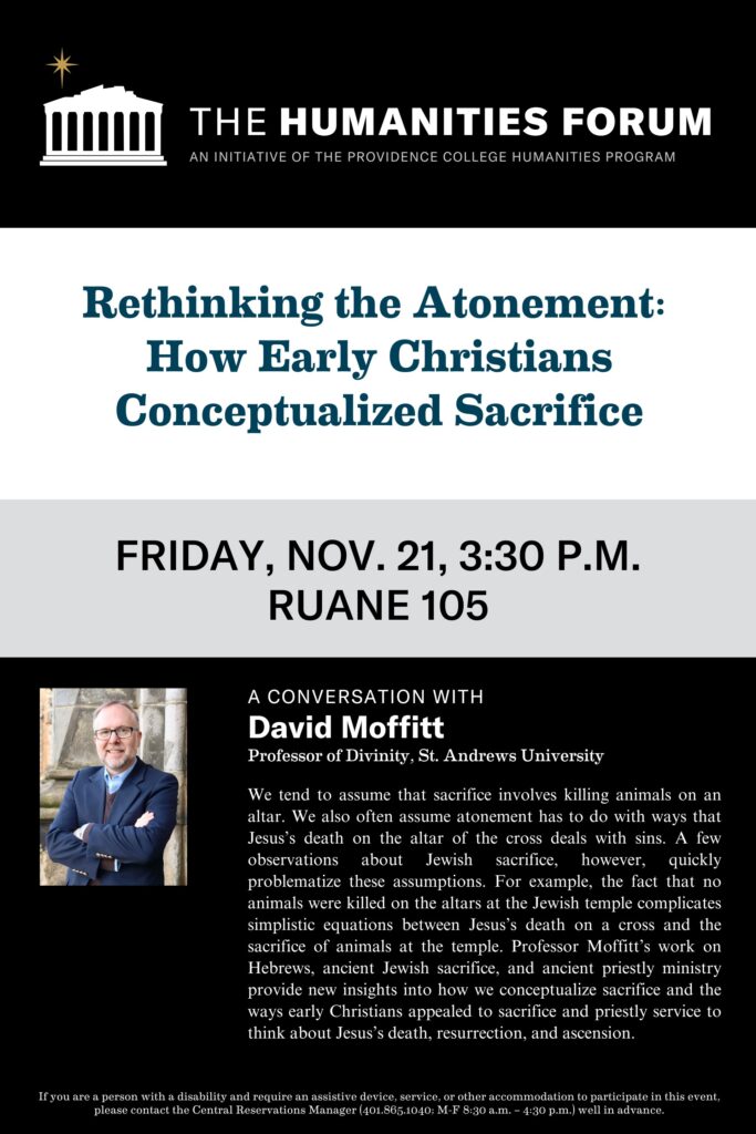 Humanities Forum poster 