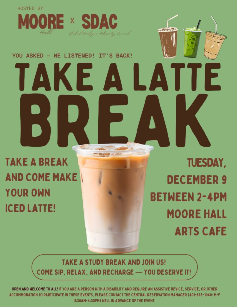 Latte Break Event Poster