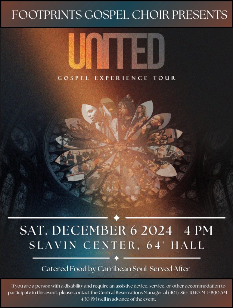 Footprints Gospel Choir Tour on 12/6.