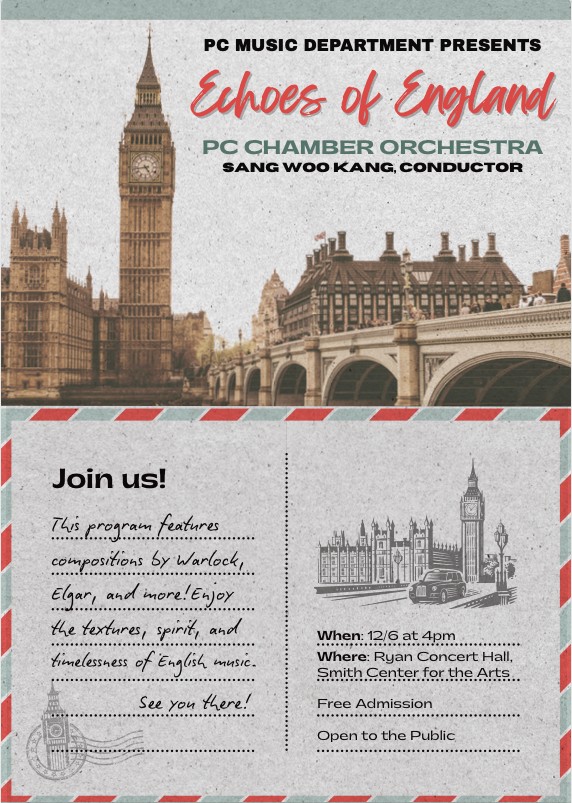 PC Chamber Orchestra Performance Poster