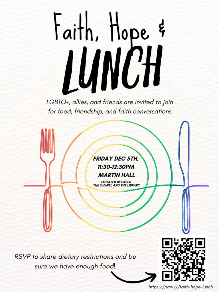 Faith, Hope & Lunch Poster