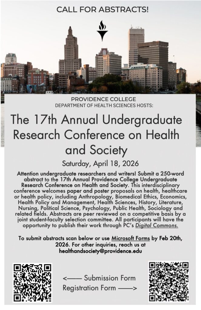 Undergraduate Research Conference on Health and Society Poster