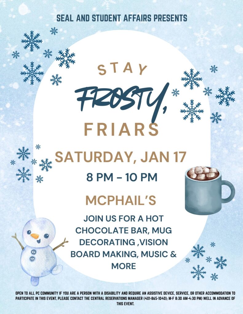 Stay Frosty, Friars Poster
