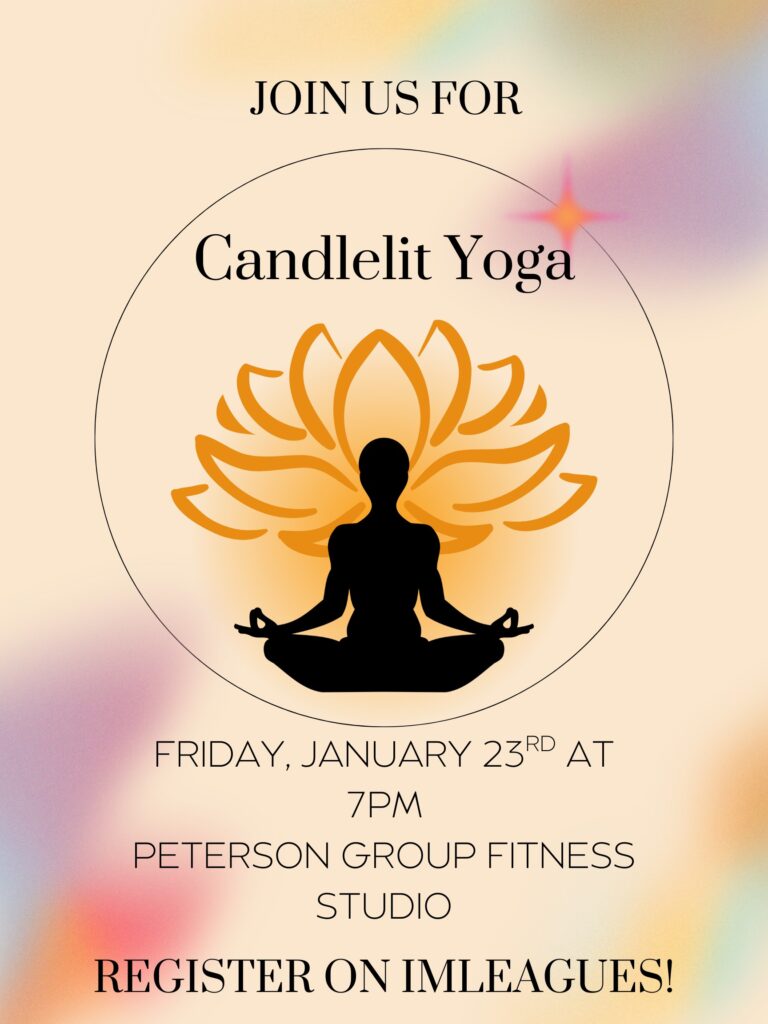 Candlelit Yoga Poster