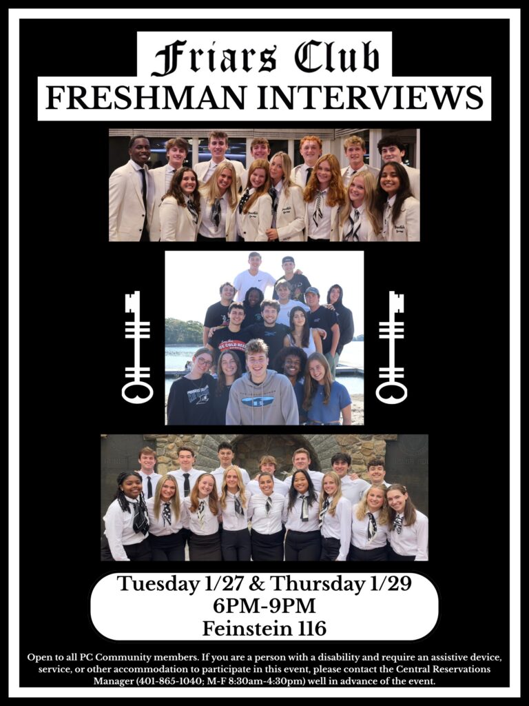 Friars Club Freshman Interviews