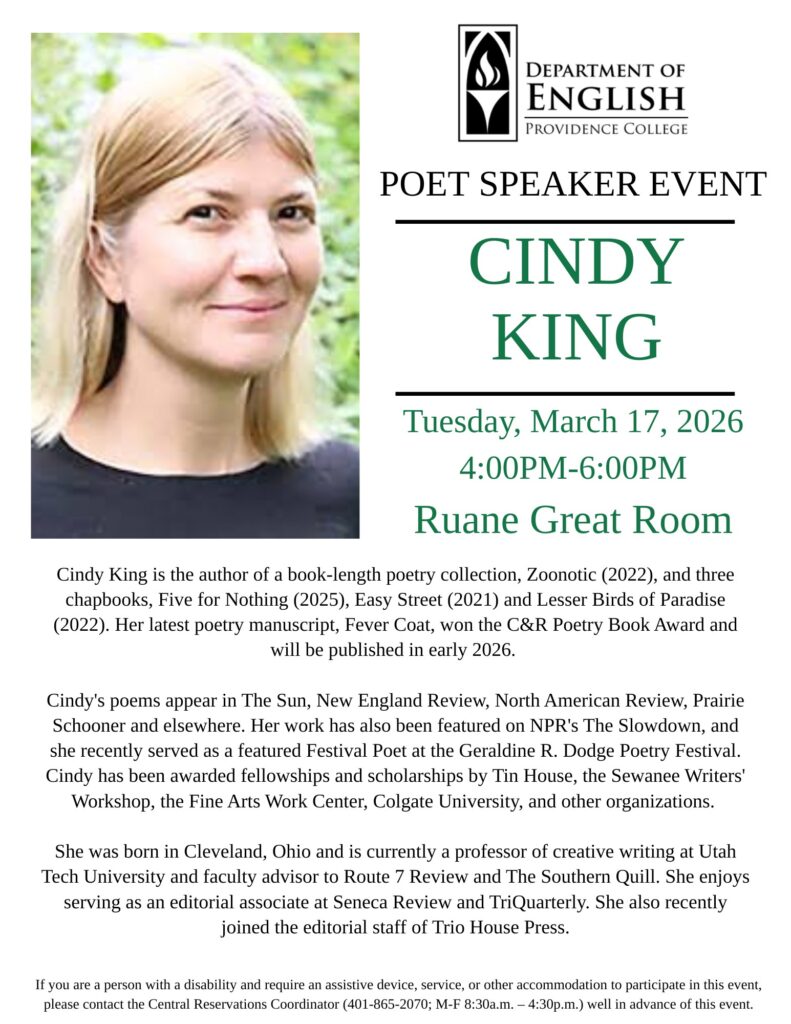 Speaker Cindy King Poster