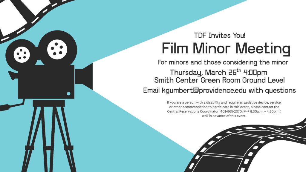 Film Minor Meeting Poster
