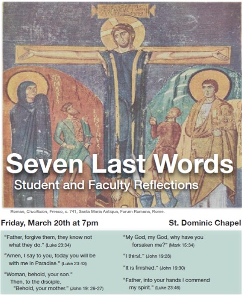 Seven Last Words SP26 Flyer