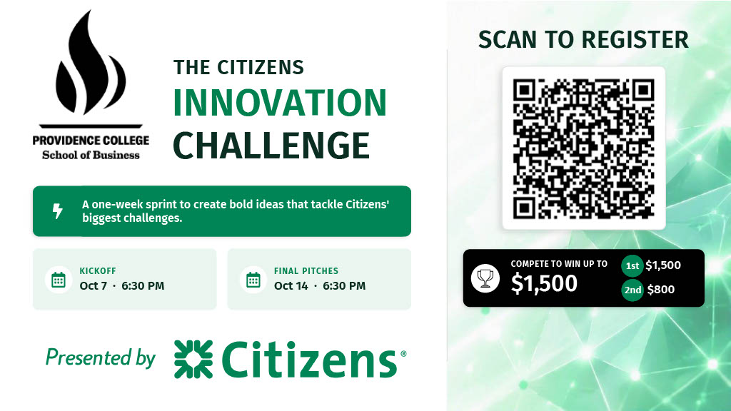 The Citizen Innovation Challenge A one-week sprint to create bold ideas that tackle Citizens’ biggest challenges.