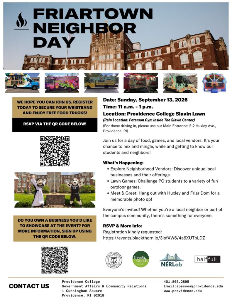 neighbors, students, event, free, food trucks