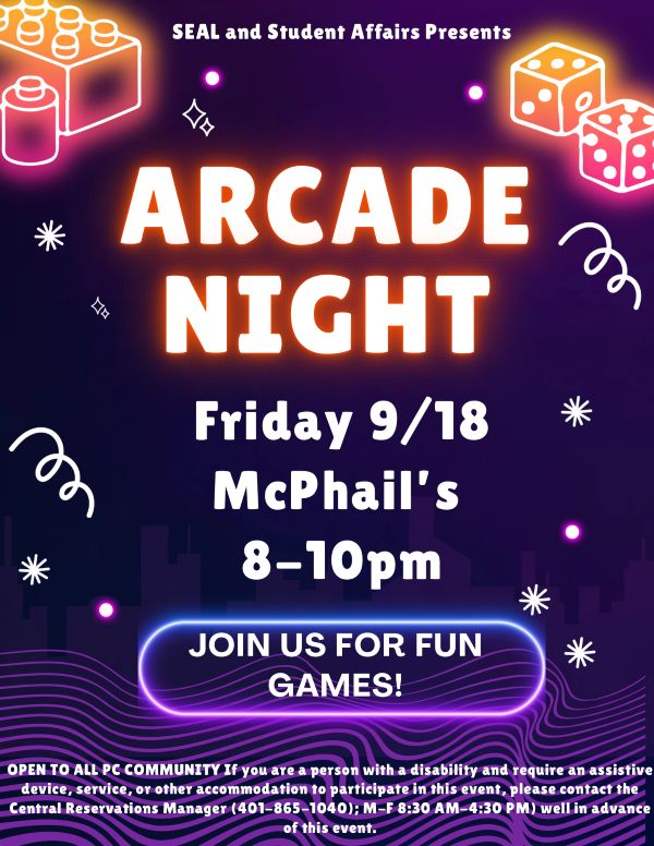 Arcade Poster same information as description
