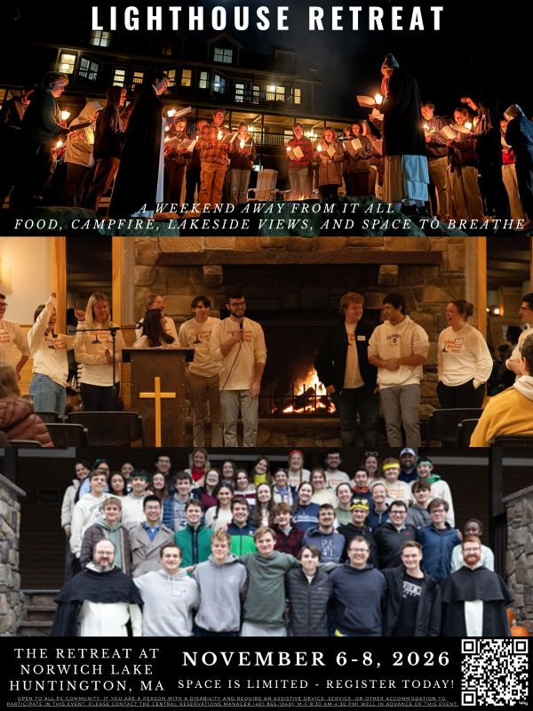 people standing around a bonfire holding candles, a group of people standing in front of a lit fireplace, and a large group of people standing on a staircase. Same information as event description. 